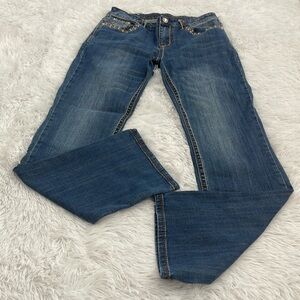 LIVE HARD WOMENS JEANS, SIZE 10, VERY GOOD CONDITION, PREOWNED.
